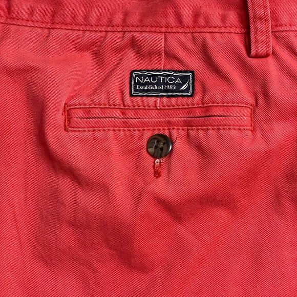 Nautica Mens Shorts, Red, Size 30W - Picture 7 of 10